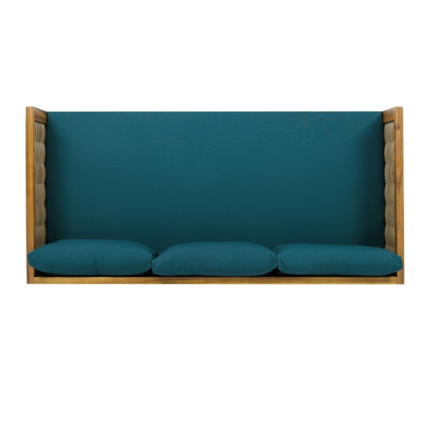 Claremont 3 Seater Daybed Teak Acacia Wood Water Resistant Cushions