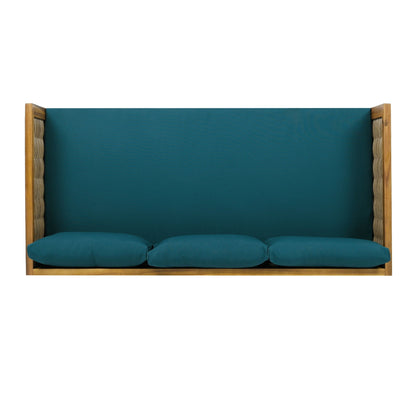 Claremont 3 Seater Daybed Teak Acacia Wood Water Resistant Cushions