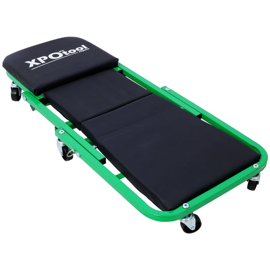 36" Mechanic Creeper with Low Profile - Grey+Black or Green