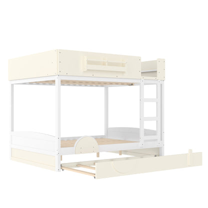 Queen Bunk Bed with Trundle