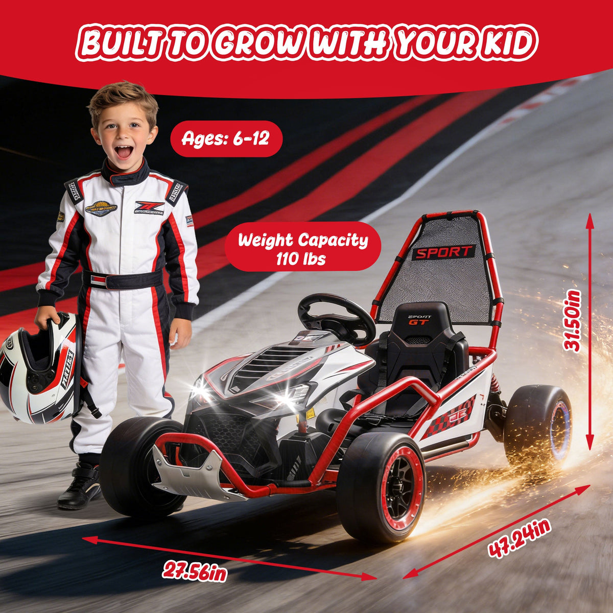 24V 400W Electric Kids Ride-On Toy