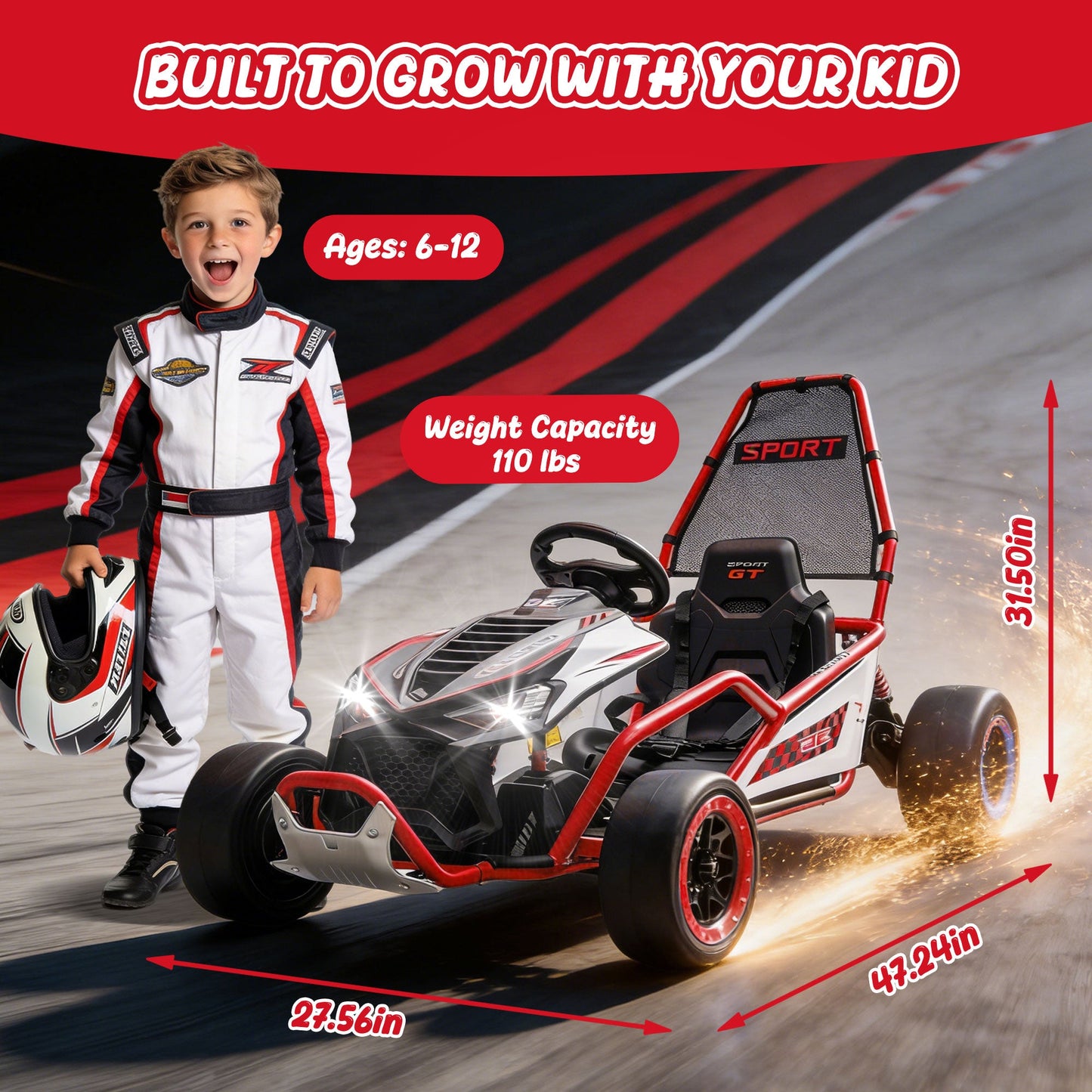 24V 400W Electric Kids Ride-On Toy