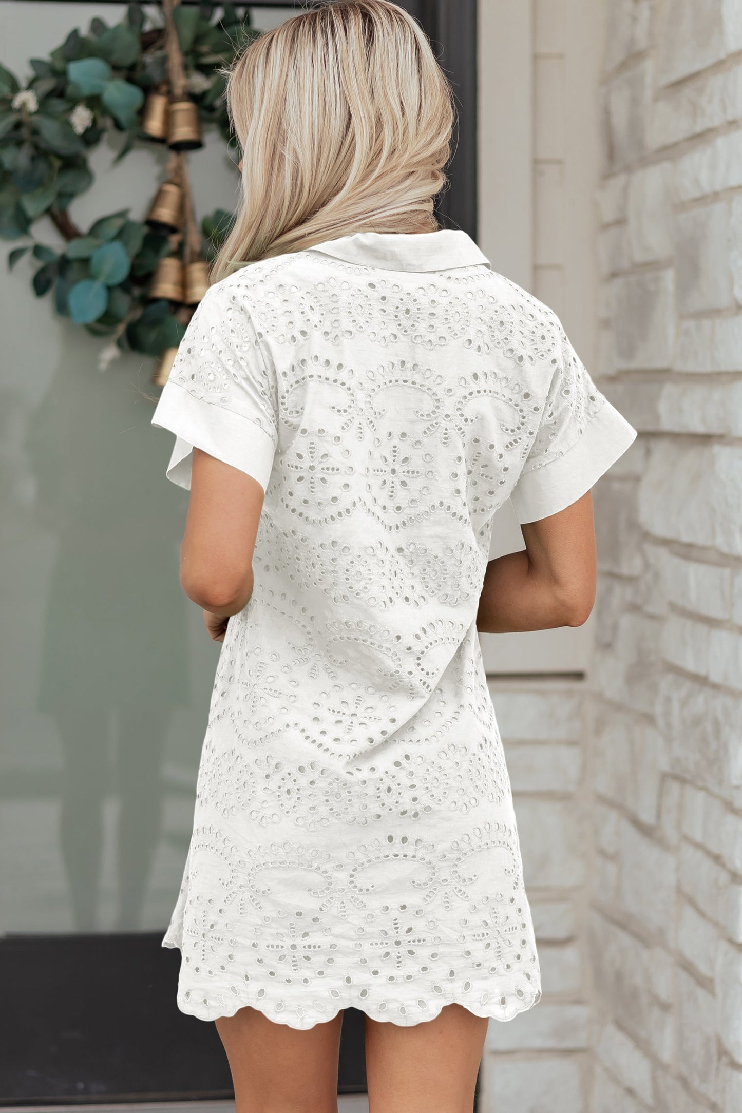Alice Eyelet Embroidered Dress
