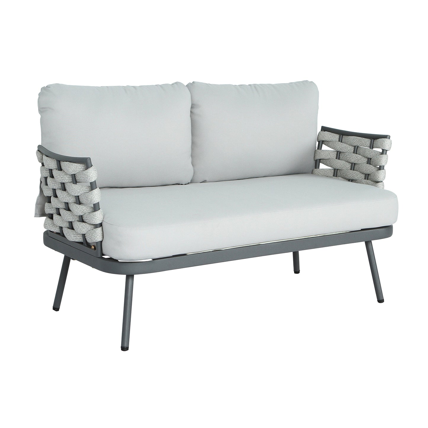 Mariano Steel 4-Pieces Conversation Set