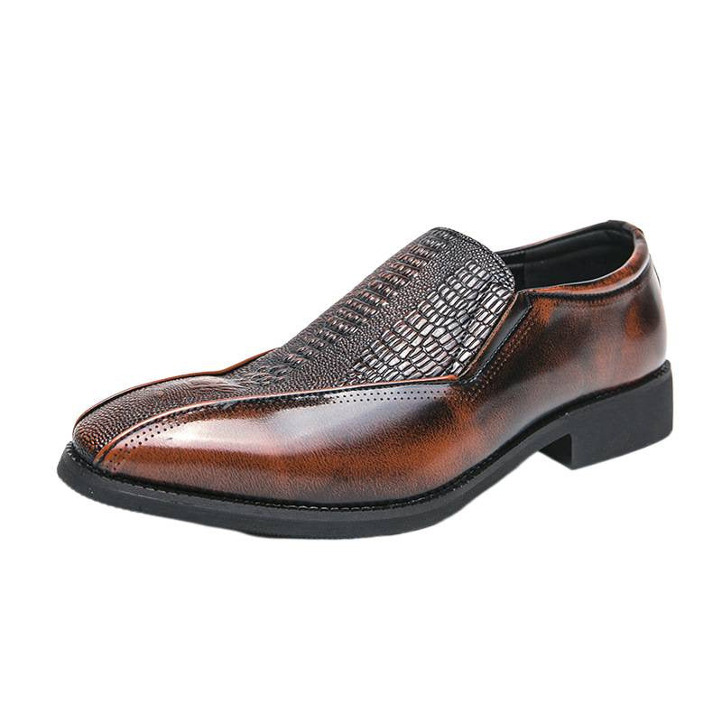 Loafer Trendy Retro British Slip-on Leather Shoes