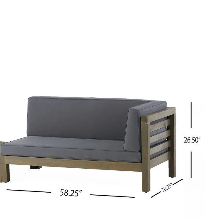Oana Corner Bench And Coffee Table