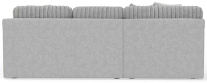 Logan - Upholstered Sectional With Comfort Coil Seating - 46" Cocktail Ottoman And Accent Pillows Included