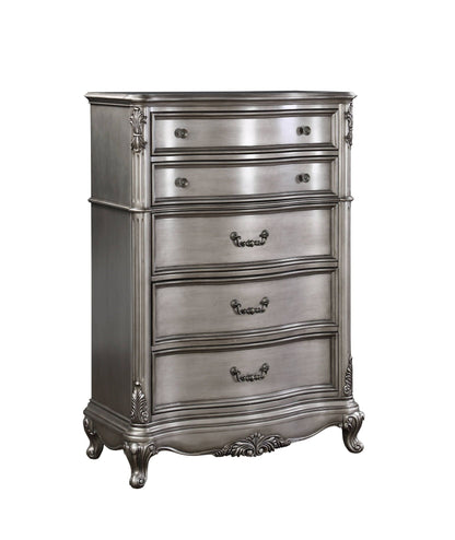 Ariadne Chest in Antique Silver