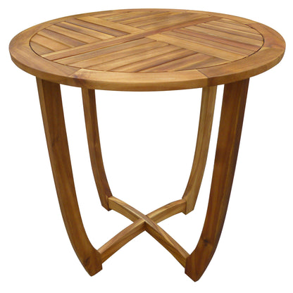 Outdoor Dining Set With Coffee Table And 2 Chairs - Teak