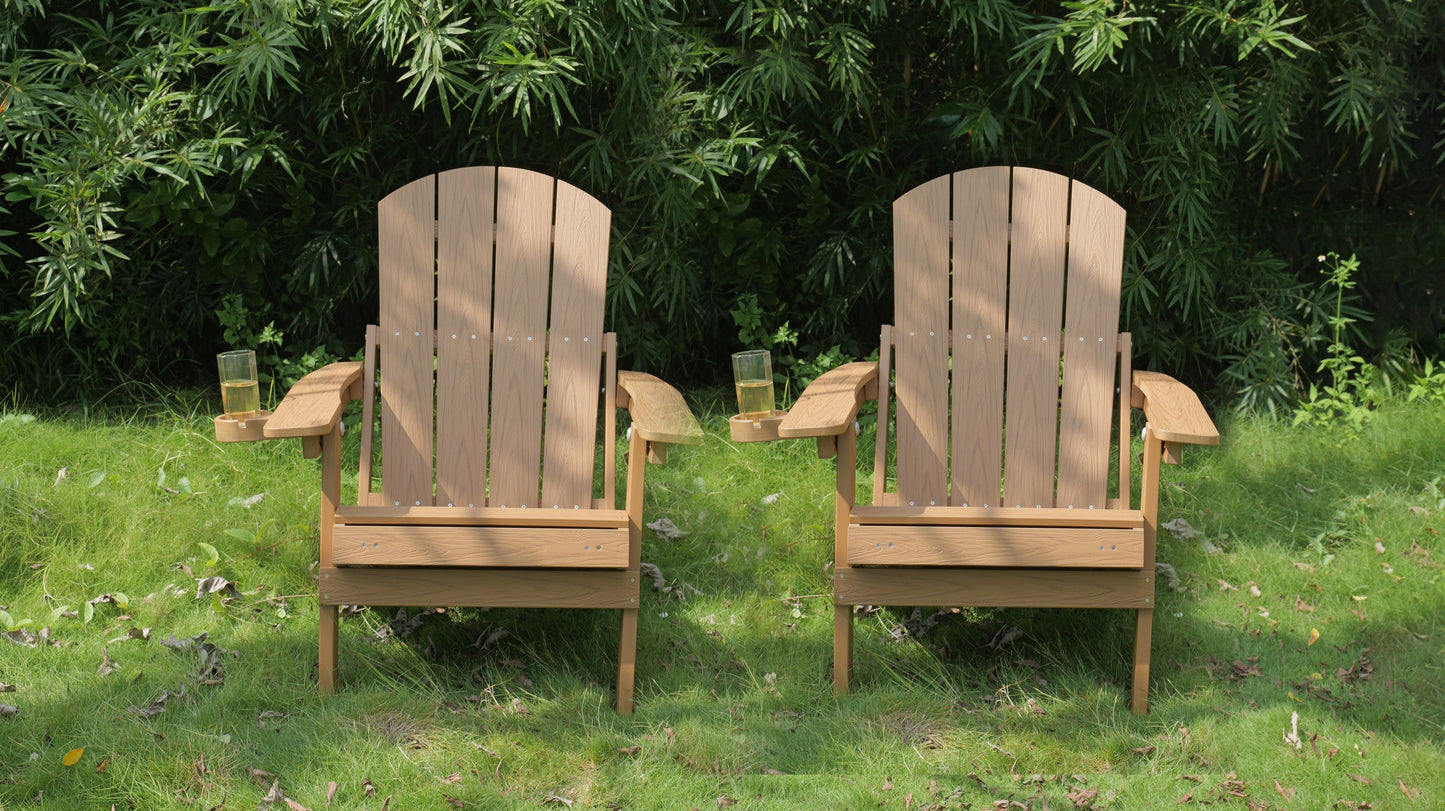 2-Piece All-Season Outdoor Lounge Chairs For Patio Leisure & Garden Relaxation Moments