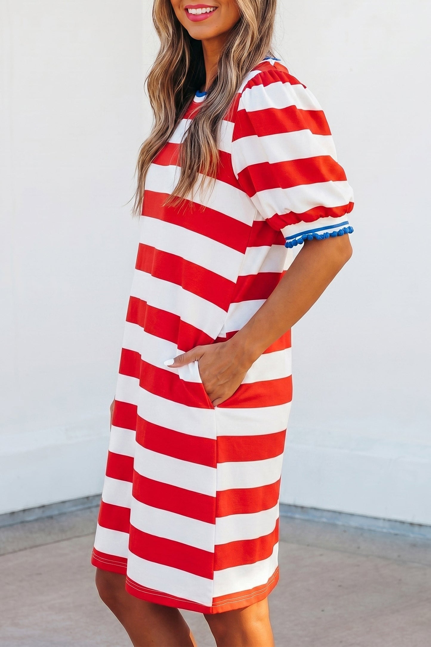 Miriam Sleeve Shift Mini Dress
