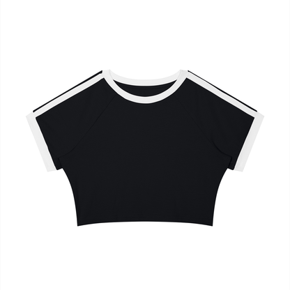 Loki & Ivy Women’s Raglan Crop T-Shirt
