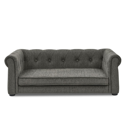 Modern Elegant Rectangle Pet Bed, Durable Elevated Dog Sofa