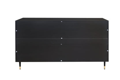 Accent Cabinet Lacquered Wooden Cabinet With 4 Glass Doors Sideboard Buffet Server Cabinet Storage Cabinet, For Living Room, Entryway, Hallway, Office, Kitchen And Dining Room