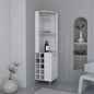 Kaia 70" Tall Corner Bar Cabinet