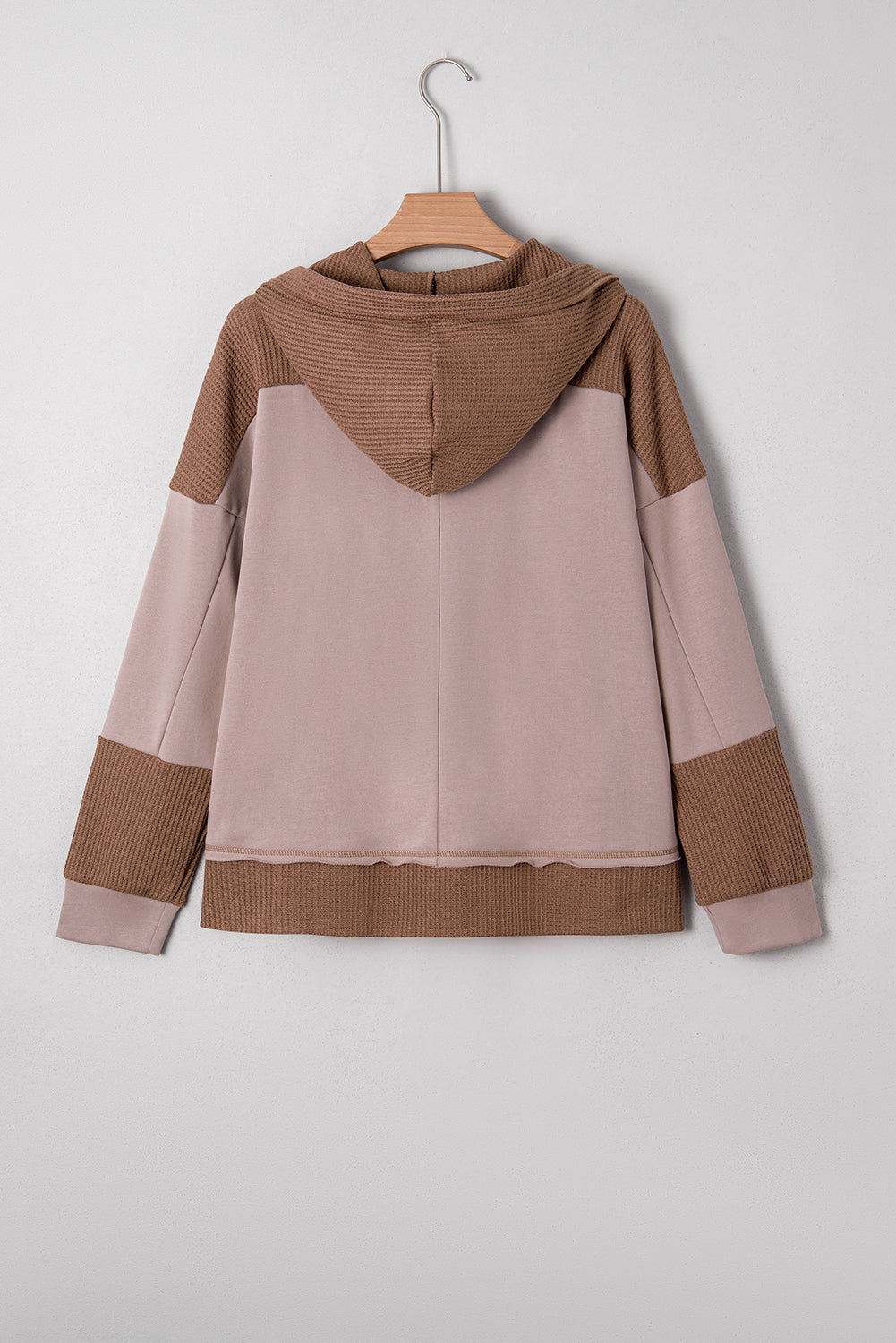 Alessia Exposed Seam Casual Hoodie