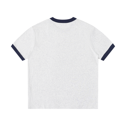 Loki & Ivy Contrast Edge Ribbed Crewneck T-Shirt