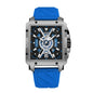 Fashionable Mens Watch With A Large Square Dial