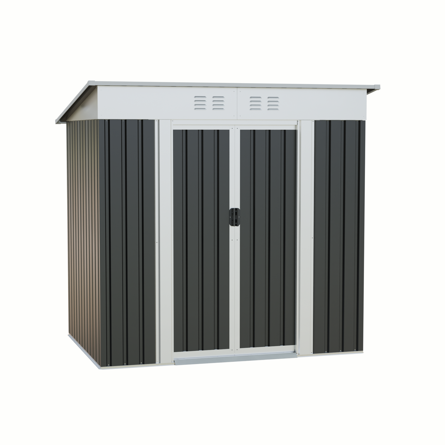 6x4 Ft Garden Shed for Patio and Outdoor Storage