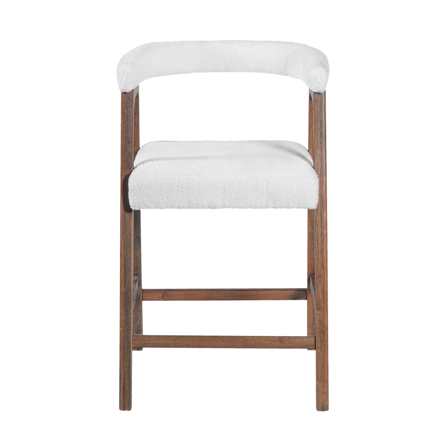 26'' Seat Height Bar Stools with Back - Set of 2