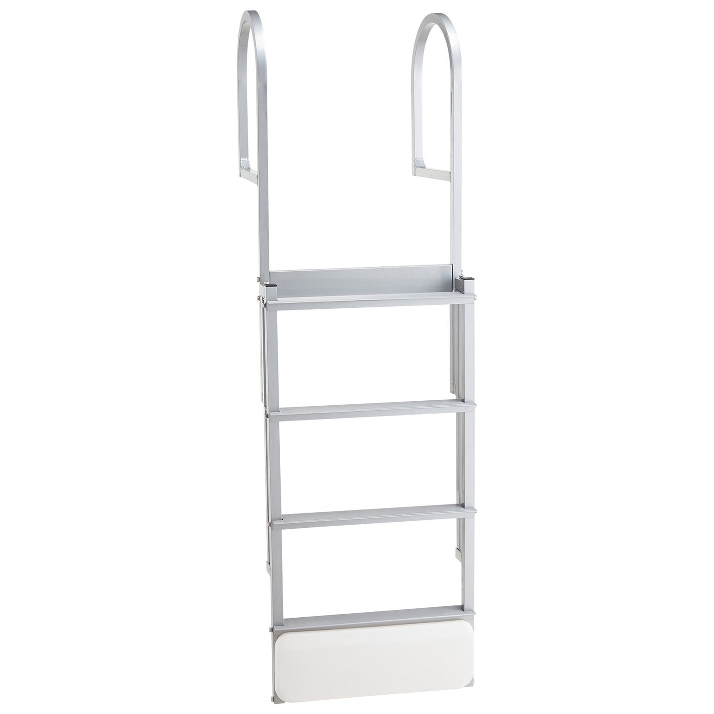 Retractable Dock Ladder, 4 Steps, Aluminum Alloy Swim Ladder