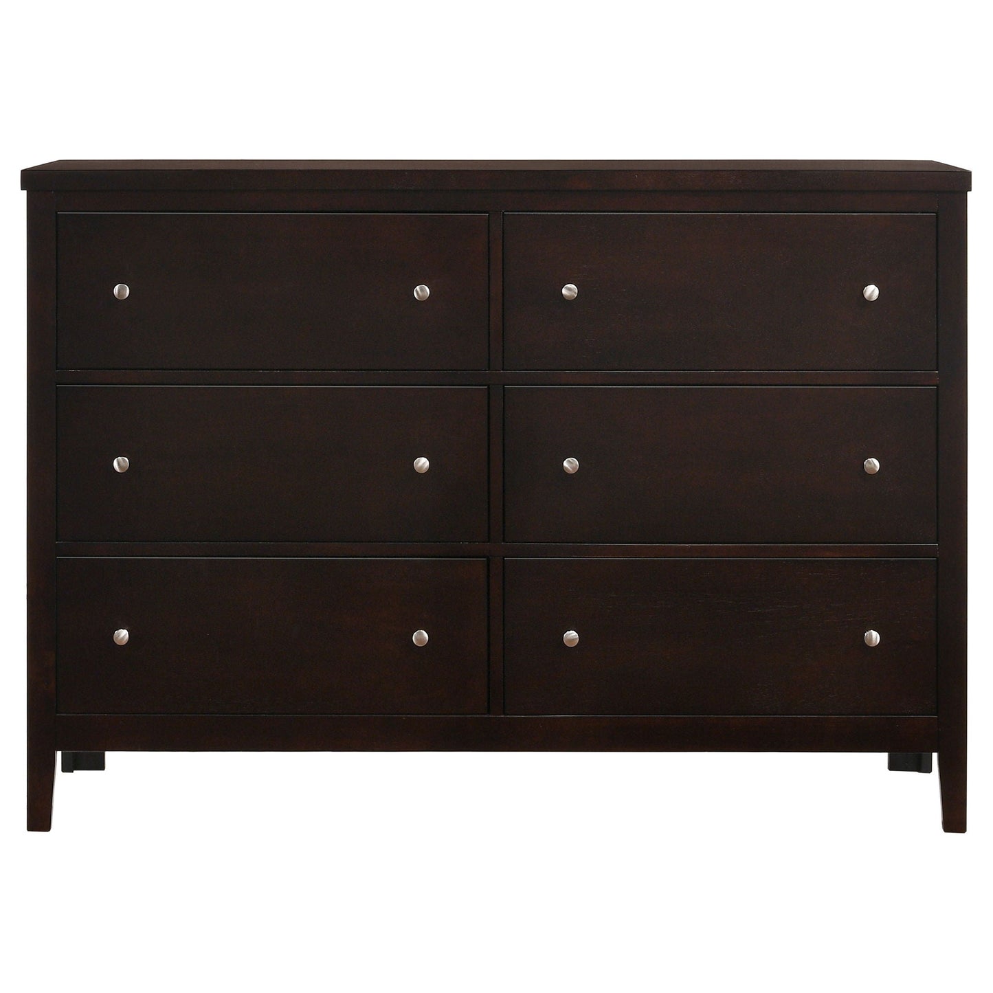 Wedgewood - 6 Drawers Dresser - Cappuccino