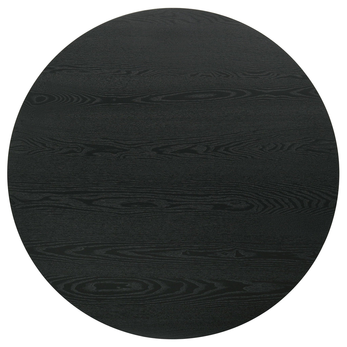 Hamlyn 43-inch Round Wood Counter Height Dining Table Black