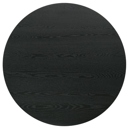 Hamlyn 43-inch Round Wood Counter Height Dining Table Black