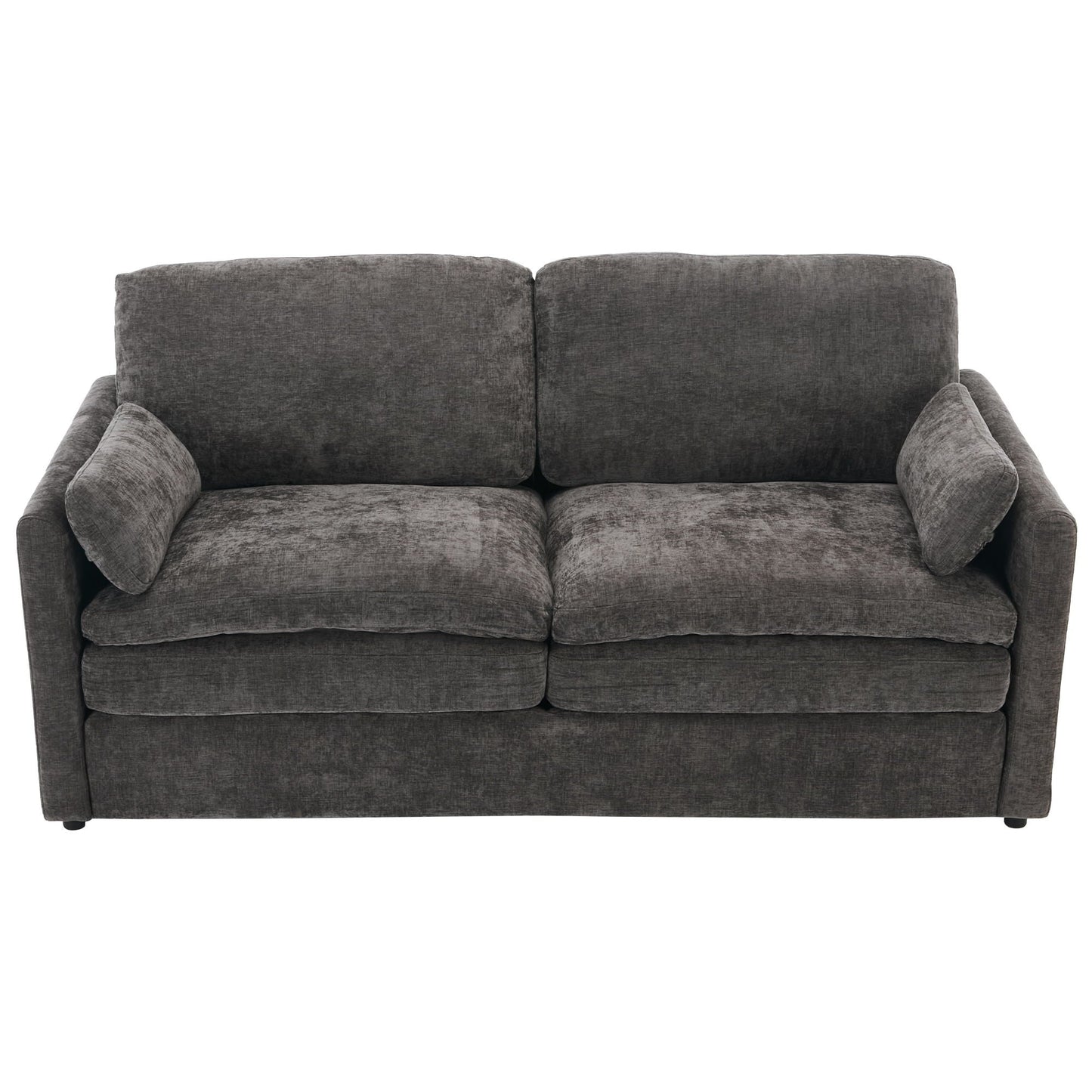 Cozy Upholstered Cushion Loveseat Sofa For Living Room