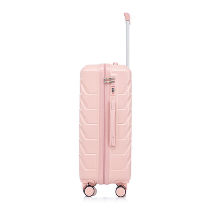 3 Pieces Set 20" / 24" / 28" Spinner Wheel Luggage With Combination Lock