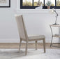 Rocky Fabric Armless Dining Chair