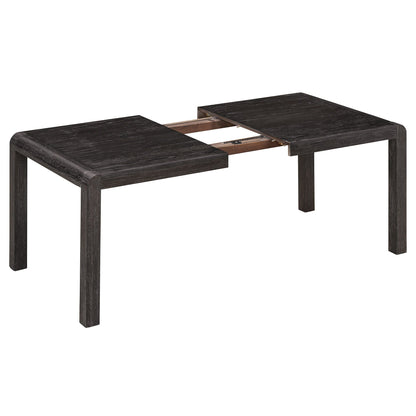 Extendable Dining Table Set With 4 Upholstered Chairs And 1 Bench