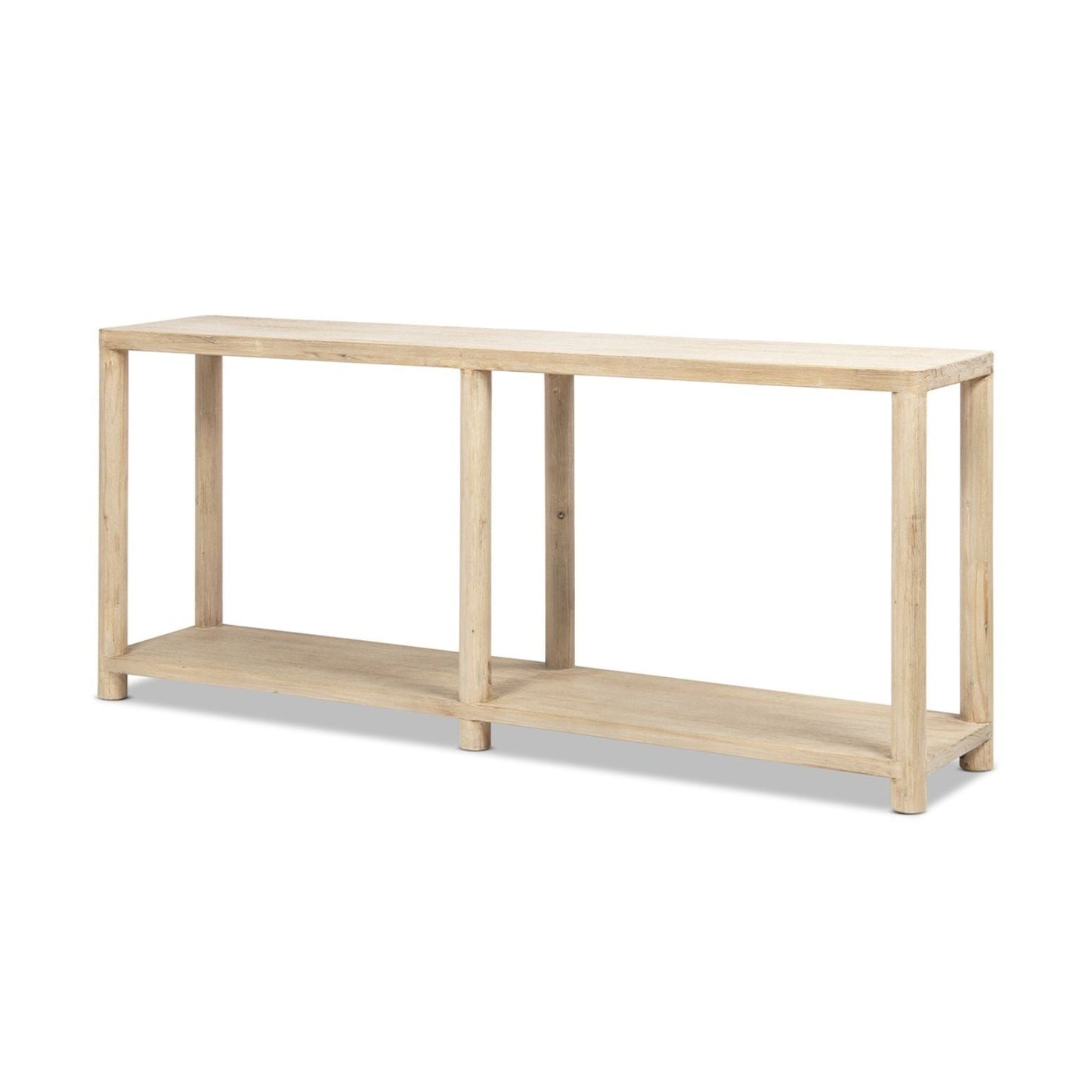 Milo - Console Table With Lower Shelf - Natural