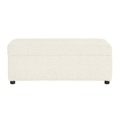 Twin Size Folding Ottoman Sleeper Bed With Mattress Convertible Guest Bed