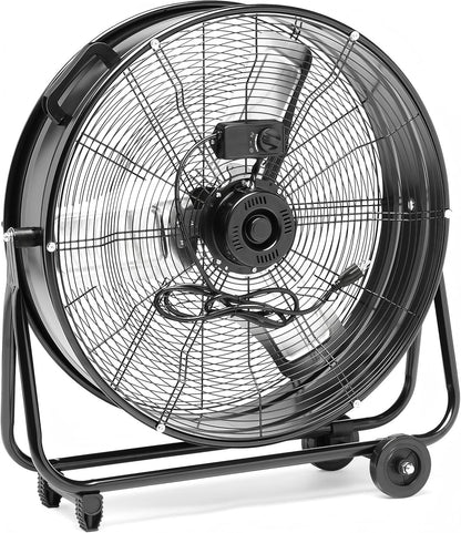 24 Inch Heavy Duty Metal Industrial Drum Fan