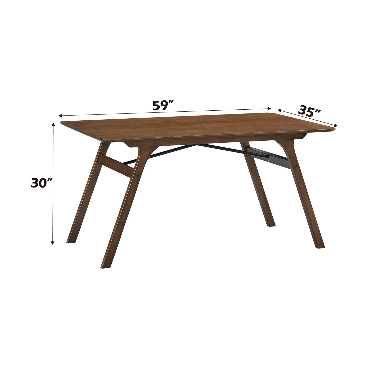 Kaela Walnut Dining Table