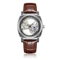 Relief-embossed Vintage Luminous Self-winding Mechanical Watch