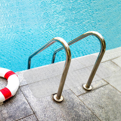 Bath Tub Mat Non-Slip Shower Mat BPA-Free Massage Anti-Bacterial with Suction Cups Washable for Bathroom Kitchen Pool