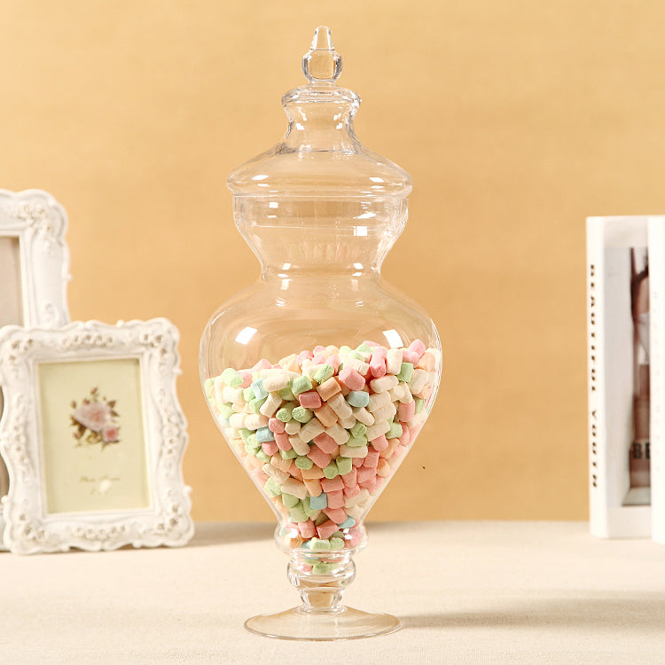 Clear Candy Glass Jar Decoration