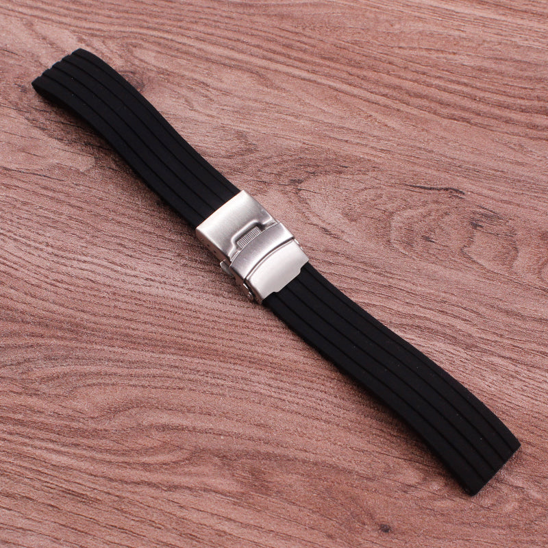 Stylish Car Tread Pattern Over A Rubber Strap