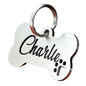 Creative Stainless Steel Lettering Keychain Heart-shaped