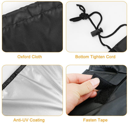 Air Conditioner Cover Outdoor Water-resistant Windproof Furniture Protector Dustproof Anti UV Outside Air Conditioner Protection Cover 21.66x16.14x14.