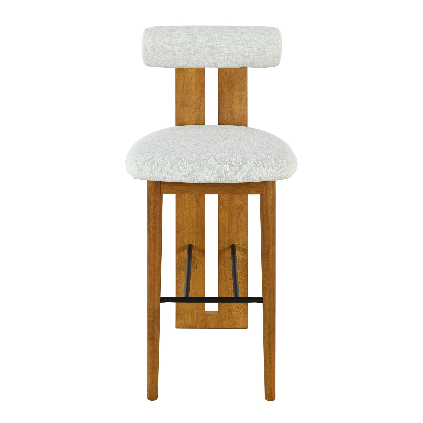 Renee Indoor Wooden Upholstered Barstool