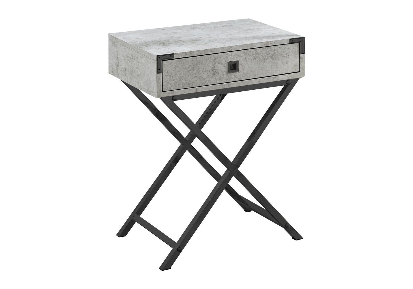 Accent Side Table with Storage Drawer