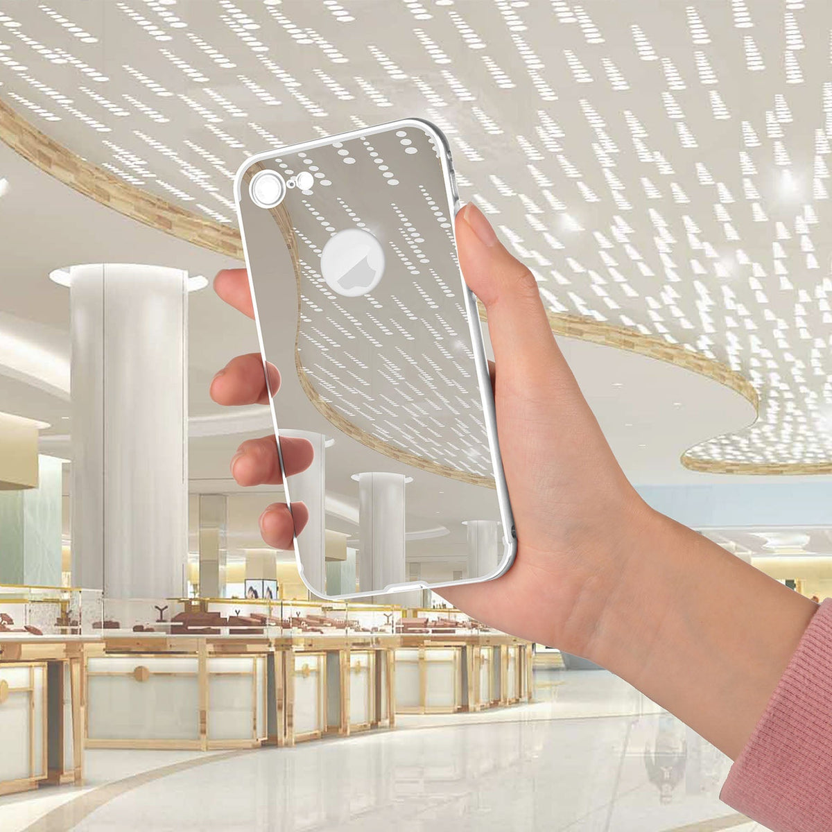 Slim Shock-resistant Mirror Case For iPhone 7 Plus