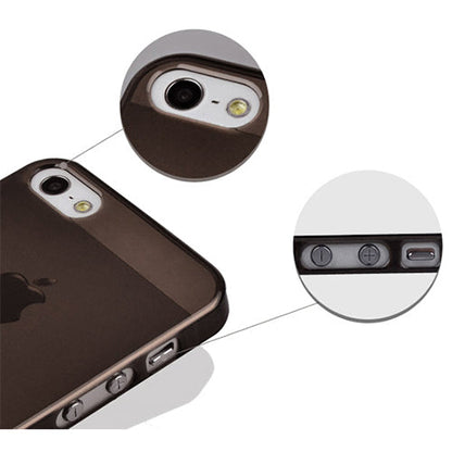 Black Clear Crystal Hard Snap-On Case for iPhone 5