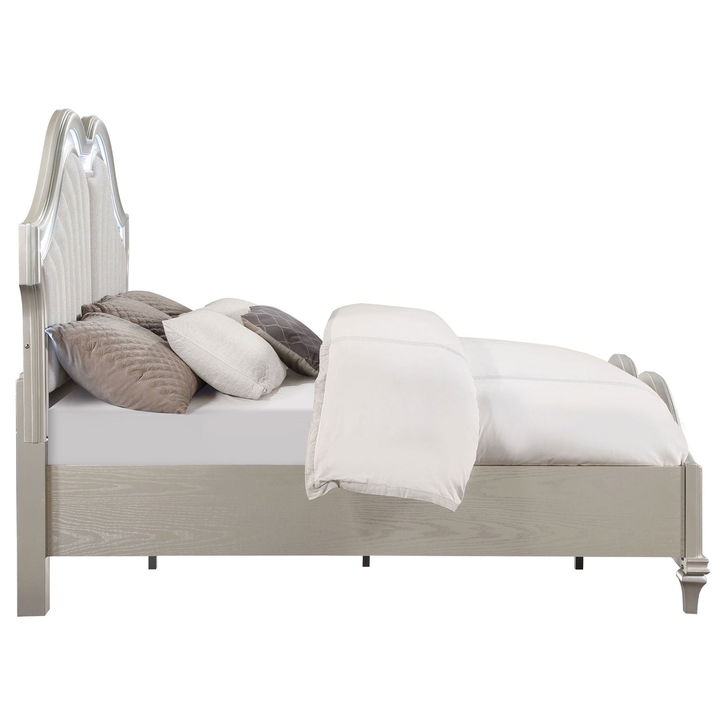 Katerina - Platform Bed With LED Light