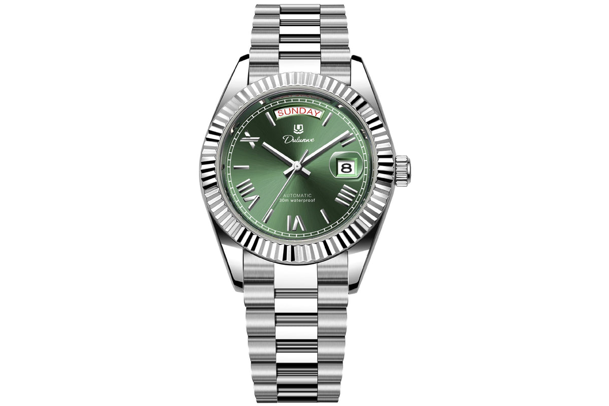 Dual-calendar Automatic Mechanical Mens Watch