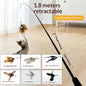 New Insect Feather Replacement Head Bell Cat Toy