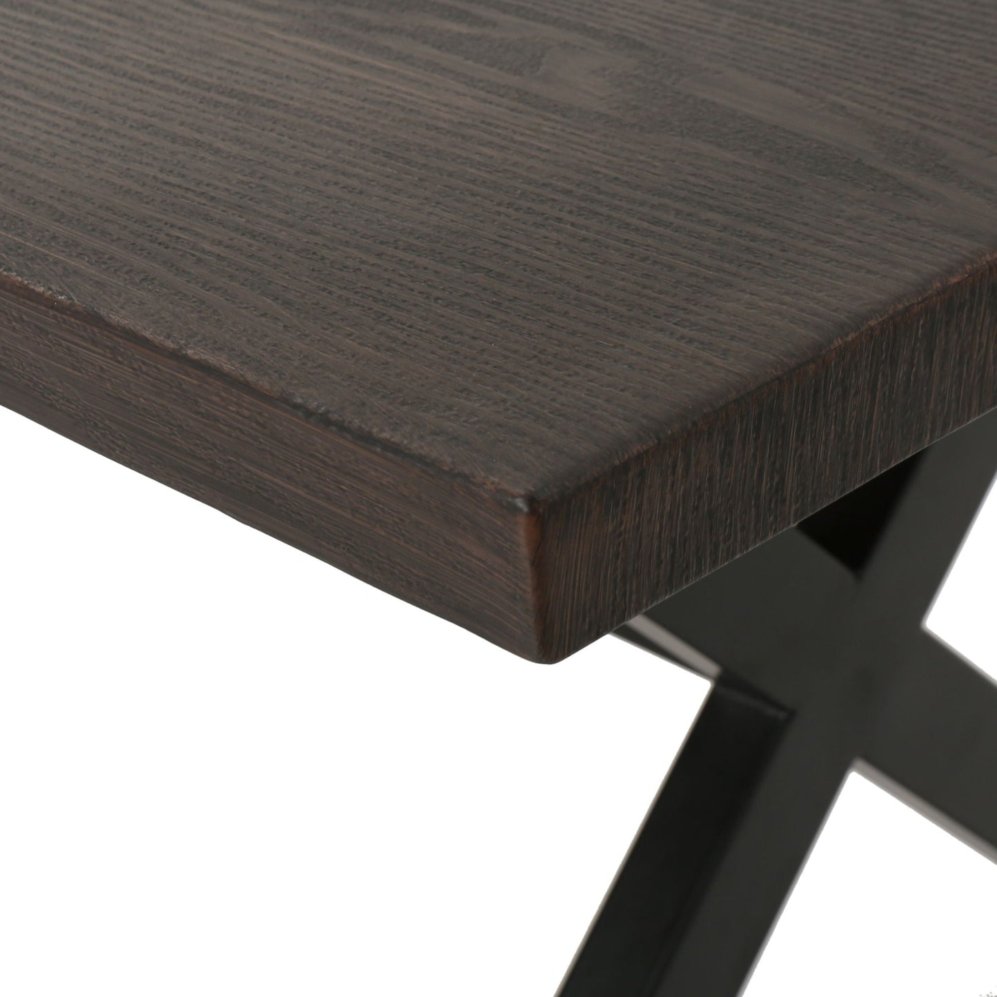 Rolando Outdoor Aluminum Dining Table with Steel Frame